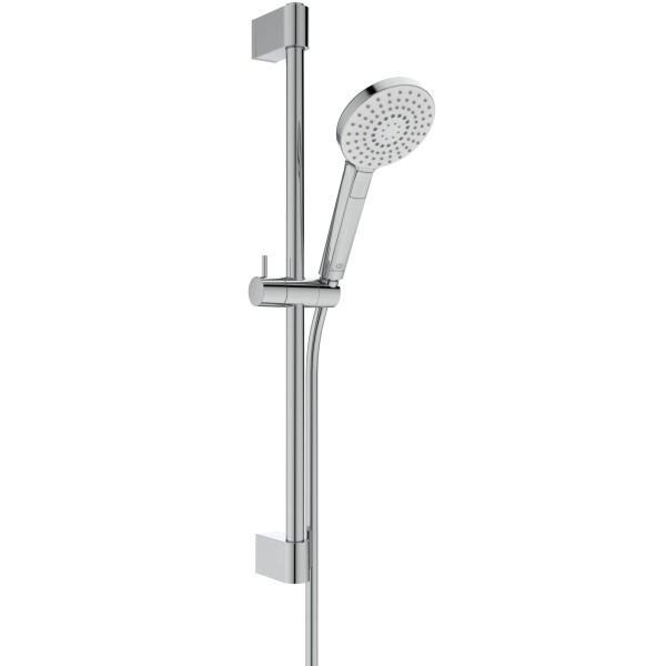 Ideal Standard Brausekombination Idealrain 644mm, 3-fach-Handbrause d:100mm 8l, Chrom, BE419AA