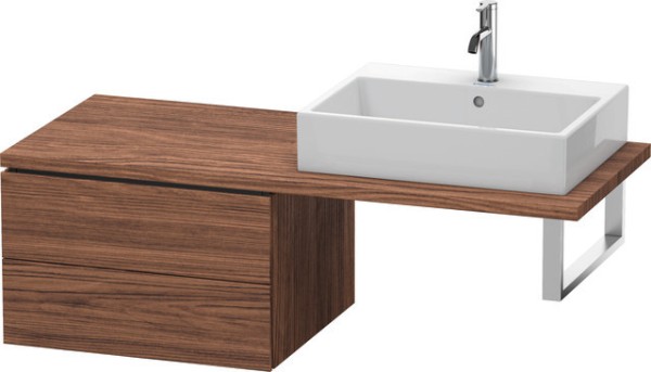 Duravit L-Cube Unterschrank für Konsole Nussbaum dunkel Matt 620x547x400 mm - LC583802121