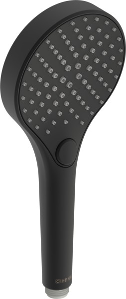Hansa Handbrause HANSAVIVA ECO 4435, 3-strahlig d 110 mm Matt-Schwarz, 4435030033