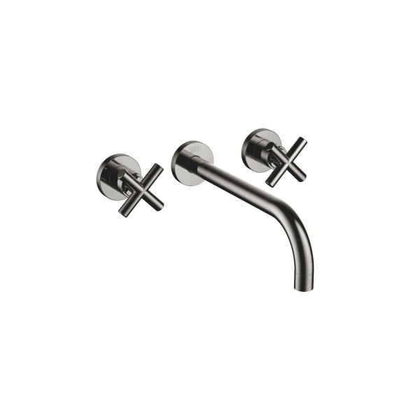 Dornbracht Waschtisch-Wandbatterie ohne Ablaufgarnitur TARA 36717892 Dark Chrome