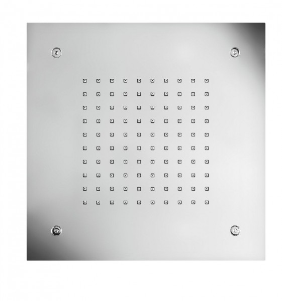 Herzbach Deckeneinbaubrause 300mm x 300mm eckige Ausführung gebürstet, 11.630000.2.09