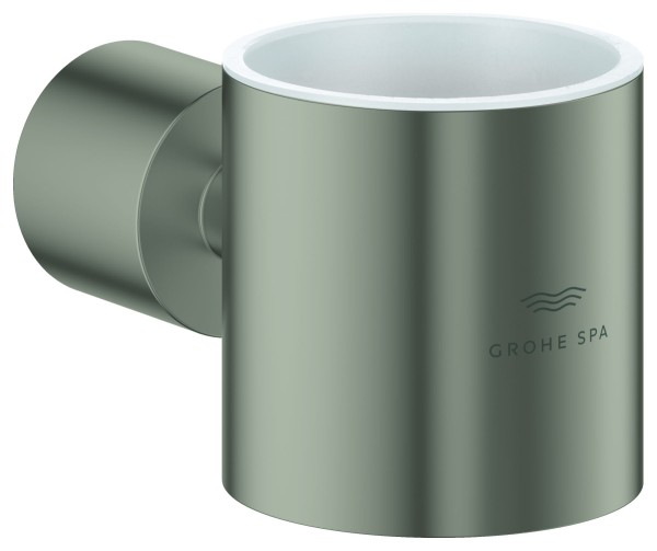 GROHE Halter Atrio 40884 für Glas oder Seifenspender satin steel, 40884MS0