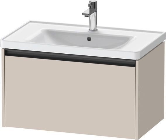 Duravit Ketho.2 Waschtischunterbau wandhängend Taupe Matt 784x455x440 mm - K25083091910000