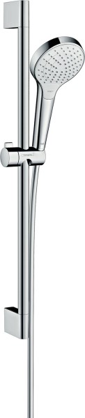 Hansgrohe Brausenset Croma Select S Vario EcoSmart/U'Crometta 650mm weiss/chrom, 26563400
