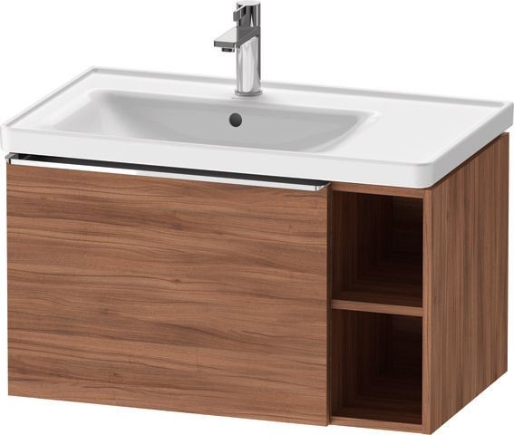 Duravit D-Neo Waschtischunterbau wandhängend Nussbaum Matt 784x452x440 mm - DE4258010790000