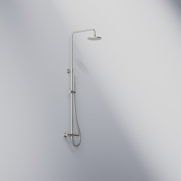 Steinberg Serie 100 Duschsystem, brushed nickel, 1002721BN