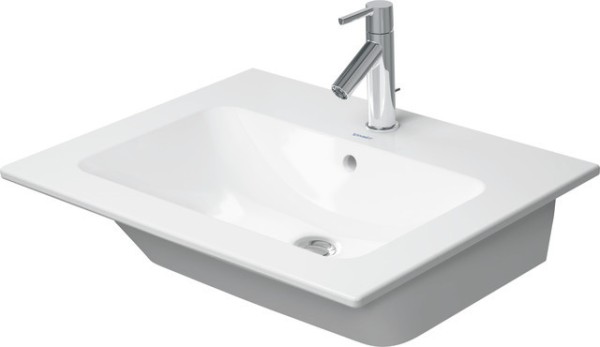 Duravit ME by Starck Waschtisch Weiß Hochglanz 630 mm - 23366300601