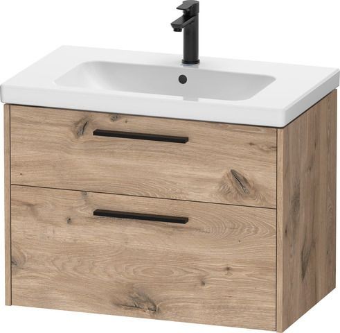 Duravit D-Code Waschtischunterschrank wandhängend Schubk. 2,
