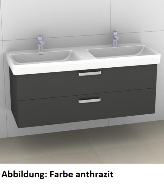 Artiqua 415 Waschtischunterschrank für Pro S 814968 Anthrazit Glanz, 415-WU2L-L59-7065-51
