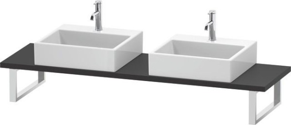 Duravit L-Cube Konsole Graphit Supermatt 800x480x30 mm - LC105C08080