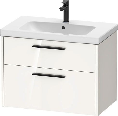 Duravit D-Code Waschtischunterschrank wandhängend Schubk. 2,