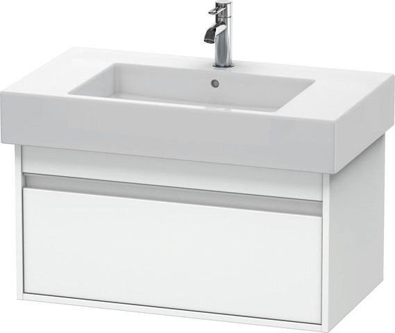 Duravit Ketho Waschtischunterbau wandhängend Weiß Matt 800x455x410 mm - KT669001818