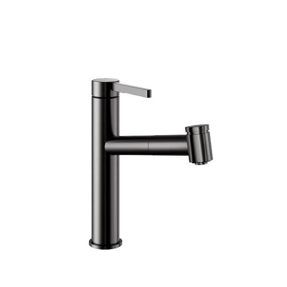 KWC Hebelmischer BEVO E Auszugbrause, A220, industrial black,125591