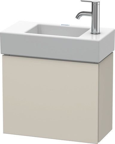 Duravit L-Cube Waschtischunterbau wandhängend Taupe Matt 480x240x400 mm - LC6246R9191