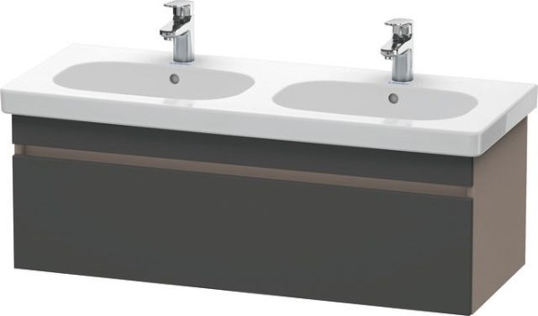Duravit DuraStyle Waschtischunterbau wandhängend Graphit & Basalt Matt 1150x453x398 mm - DS638604943