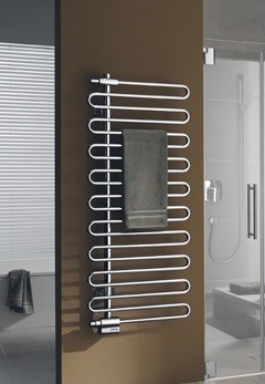 Kermi Badheizkörper Icaro BH1866x58x600mm QN804, glanzsilber, links, CRV1A180060WXXK