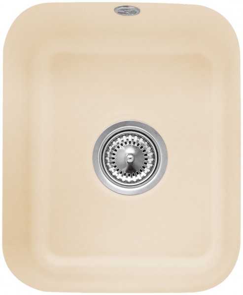 Villeroy & Boch Unterbauspüle Cisterna 45 370x435mm Ablgarn. aus Keramik Almond cplus, 670401AM