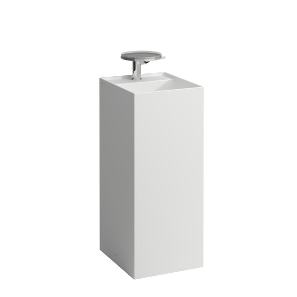 LAUFEN Waschtisch freist. Kartell · LAUFEN 435x375 3 Hl. o.uel. Weiss matt