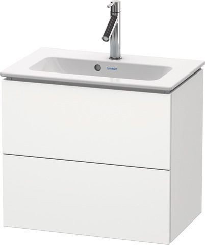 Duravit L-Cube Waschtischunterbau wandhängend Weiß Supermatt 620x391x550 mm - LC625608484