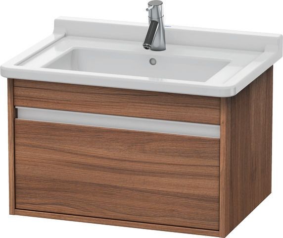 Duravit Ketho Waschtischunterbau wandhängend Nussbaum Matt 650x455x410 mm - KT666307979