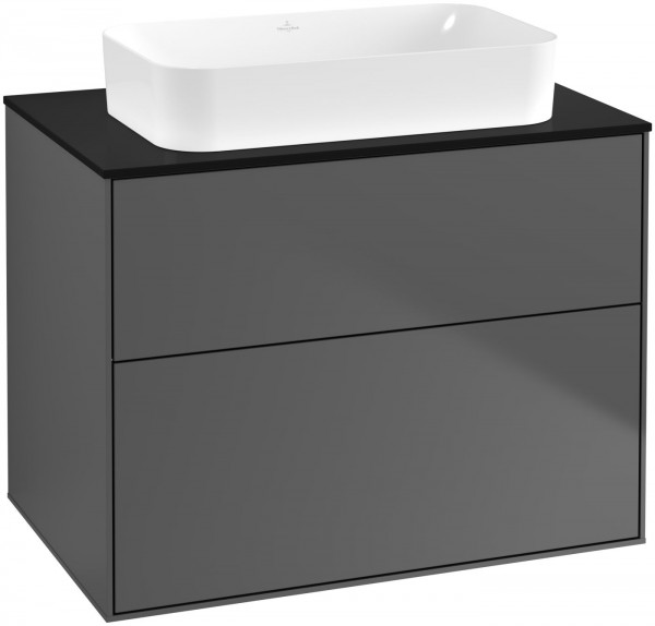 Villeroy & Boch Waschtischunterschrank Finion G63 800x603x501mm Wandbel WT mittig , G63200GK