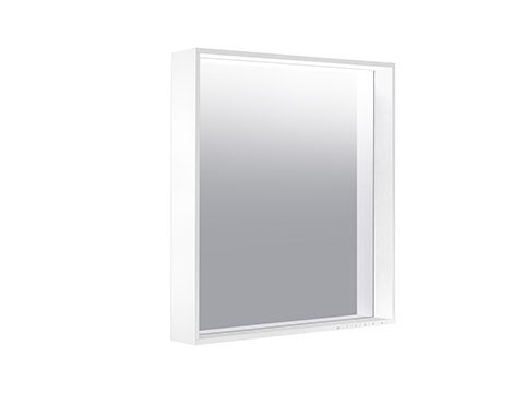 Keuco Lichtspiegel X-Line 33298, mit Spiegelheizung, inox, 650x700x105mm, 33298292000