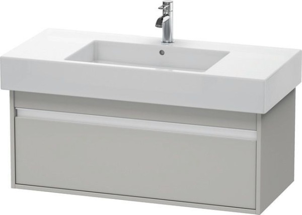 Duravit Ketho Waschtischunterbau wandhängend Betongrau Matt 1000x455x410 mm - KT669100707