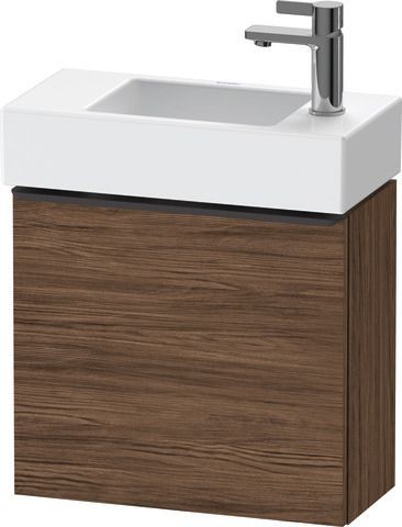Duravit D-Neo Waschtischunterbau wandhängend Nussbaum dunkel Matt 484x222x440 mm - DE4219LBD210000