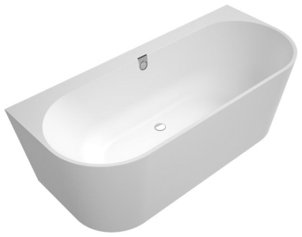 Villeroy & Boch Vorwand-Badewanne Oberon 2.0 1800x800x620mm Stone White, Q180OBR9CD00VRW