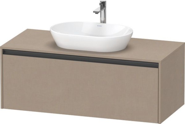 Duravit Ketho.2 Konsolenwaschtischunterbau wandhängend Leinen Matt 1200x550x459 mm - K24887075750000
