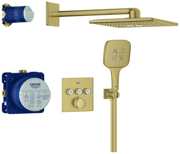 GROHE Unterputz-Duschsystem Grohtherm SmartControl 34864 THM e. Form 3 ASV cool sunrise geb, 34864GN