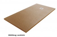 Fiora Silex extraflache Fiora Silex extraflache Duschwanne nach Maß, Breite: 101 - 110 cm, Tiefe: 80 cm , Höhe: 3 cm