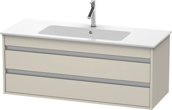 Duravit Ketho Waschtischunterbau wandhängend Taupe Matt 1200x475x480 mm - KT643109191