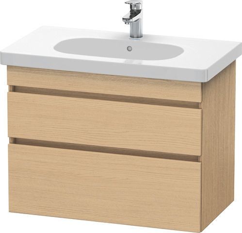 Duravit DuraStyle Waschtischunterbau wandhängend Natur Eiche Matt 800x453x610 mm - DS648403030