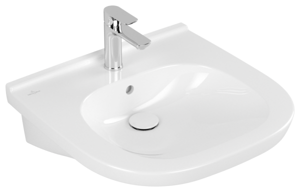 Villeroy & Boch Waschtisch vita O.novo, 411955R1, B: 550, T: 550 mm, Weiß Alpin CeramicPlus