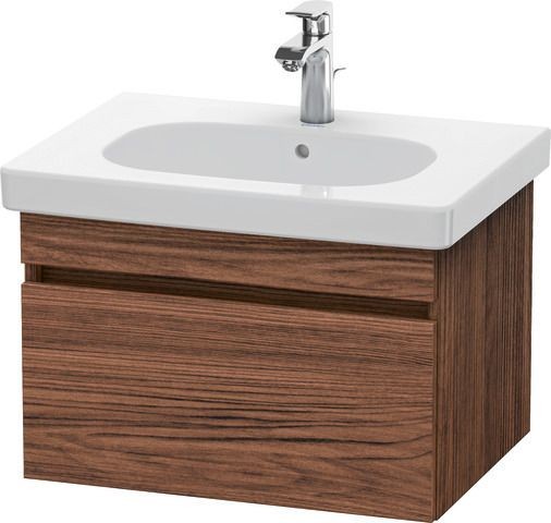Duravit DuraStyle Waschtischunterbau wandhängend Nussbaum dunkel Matt 600x453x398 mm - DS638302121