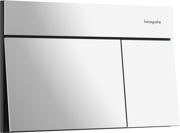 Hansgrohe iFrame Element E Betätigungsplatte für 2-Mengen-Spülung, Chrom, 66003000