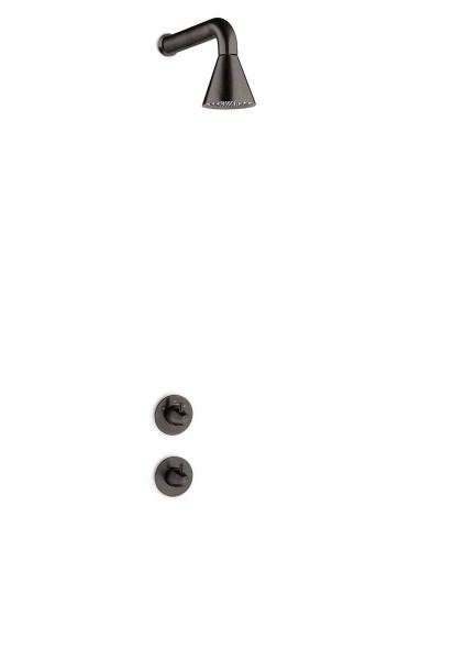 JEE-O cone 01 Wand-Duschkombination mit Thermostat, gun metal, 900-6416