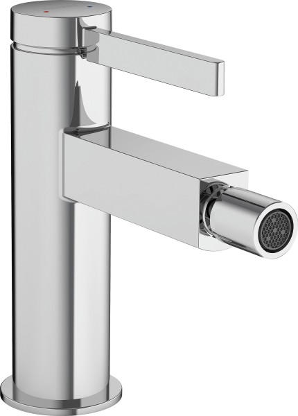 Hansgrohe Bidetmischer Finoris mit Push-Open Ablaufgarnitur chrom, 76200000