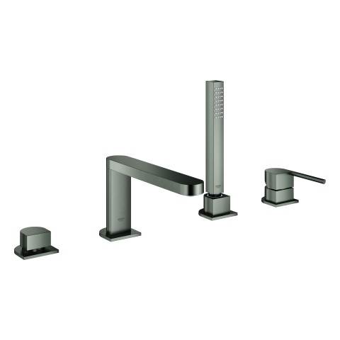 GROHE 4-Loch-EH-Wannenkombination Plus 29307_3 hard graphite gebürstet, 29307AL3