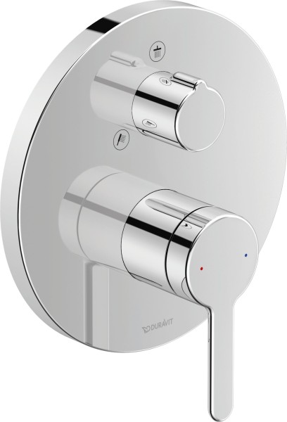 Duravit C.1 Einhebel-Brausemischer Unterputz Chrom Hochglanz 170x77x170 mm - C14210012010