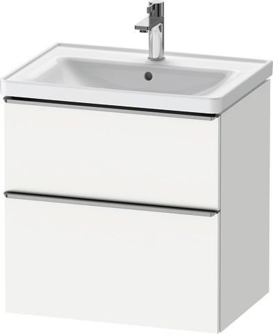Duravit D-Neo Waschtischunterbau wandhängend Weiß Matt 634x452x625 mm - DE4354070180000