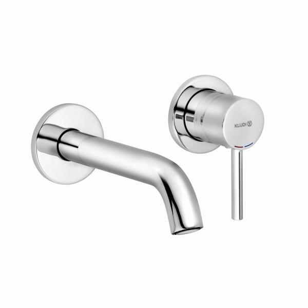 Kludi Waschtisch-2LOCH-Wand-Einhebelmischer Bozz Ausladung 170 MM chrom