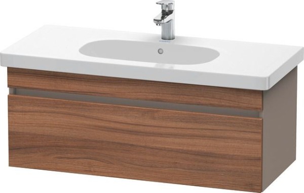 Duravit DuraStyle Waschtischunterbau wandhängend Nussbaum & Basalt Matt 1000x453x398 mm - DS63850794