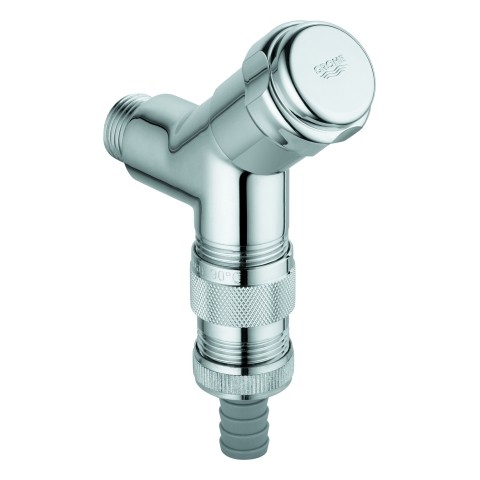 GROHE WAS-Anschlussv. Schrägsitzausf. 41015 Design-Gr. DN15 m. RV chrom