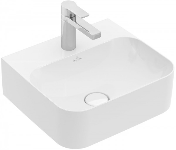 Villeroy & Boch Handwaschbecken Finion 4364 430x390mm HL durchgest o ÜL Weiß Alpin C+, 436443R1