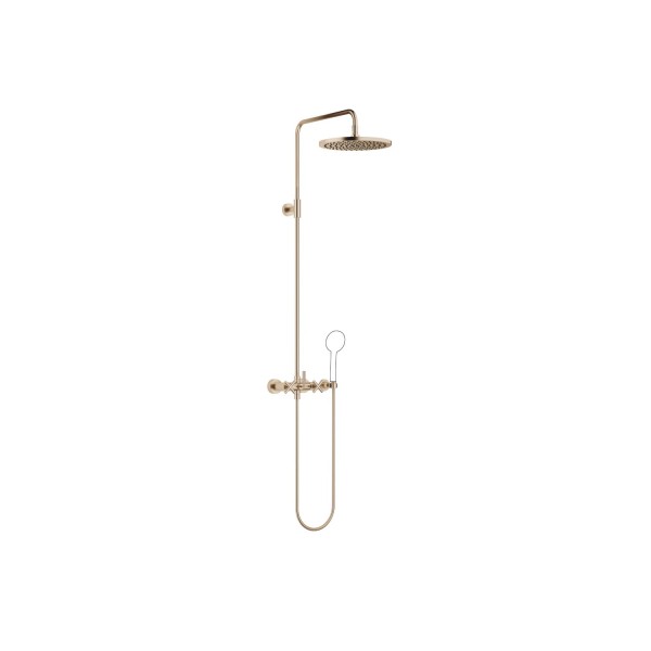 Dornbracht Shower Pipe ohne Handbrause TARA 26623892 300 mm Champagne gebürstet (22kt Gold)