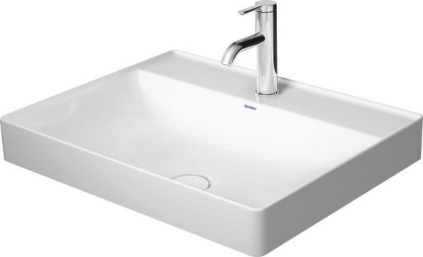 Duravit DuraSquare Aufsatzbecken Weiß Hochglanz, 600 mm - 23546000411