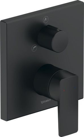 Duravit Manhattan Einhebel-Wannenmischer Unterputz Schwarz Matt 150x82x173 mm - MH5210012046