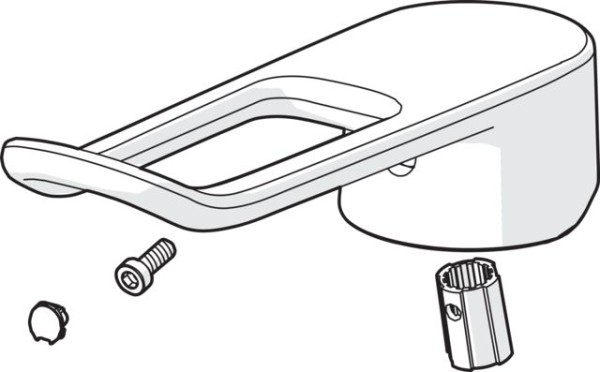 Hansa Langer Hebel HANSACLINICA 59914716 Bügelh. Bed.he. lang L=162 chr